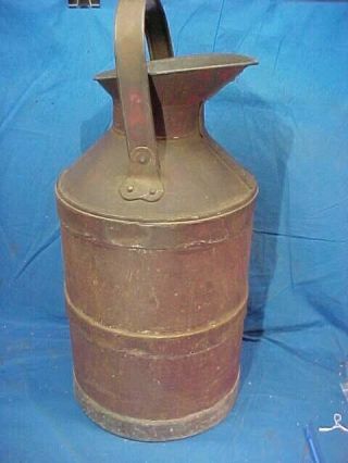 Orig 1920s Socony Gas Station 5 Gallon Gasoline Can Old Red Paint