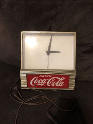1950’s Vintage Coca Cola Store Display Wall Clock