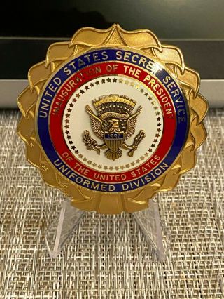 Rare U.  S.  Secret Service 1997 Inauguration Uniformed Division Badge