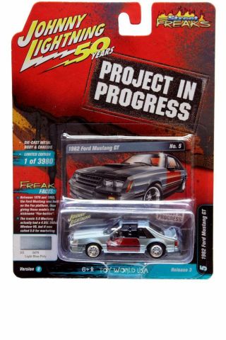 2019 Johnny Lightning Street Freaks Project In Progress 1982 Ford Mustang Gt 5