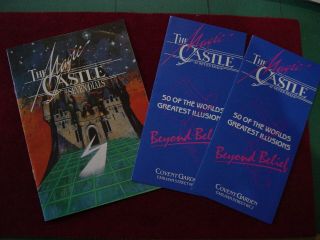 Magic Castle At Seven Dials Theatre Programme Johnny Hart And Zee 1980 