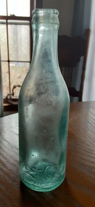 1905 Augusta,  Georgia Straight Sided Coca Cola Soda Bottle,  Heel Script,  7.  75 In.