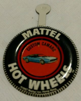 Vintage Redline Hotwheels Button 1967 Custom Camaro