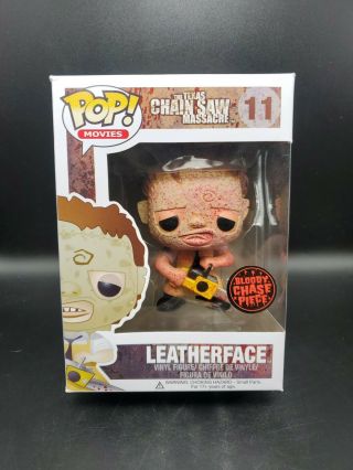 Funko Pop Movies Leatherface 11 Bloody Chase Piece In Hard Stack Double Boxed