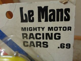 Vintage - Le Mans Mighty Motor Racing Cars - Jaguar XKE - Plastic Toy 2