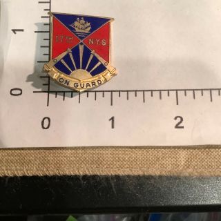 Ww2 Early 17th Infantry Regiment Di Crest Dui Insignia Hook Back Dieges & Clust