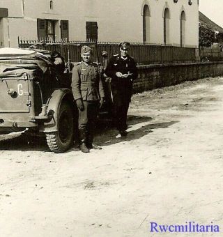 Best German Panzer Officers & Tankers By Lkw Truck (wh - 28055) & Pkw Car