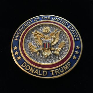 Donald Trump Presidential Inauguration Pin Brooch By Ann Hand Washington Dc.