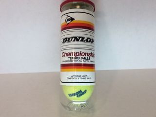 Enron Logo Tennis Balls Dunlop Can Vintage Rare Advertising Balls