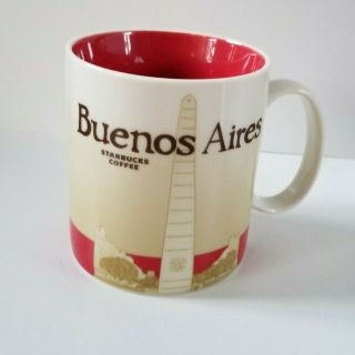 Starbucks Coffee Buenos Aires 16oz Mug Cup 2015 City Icon Series Argentina