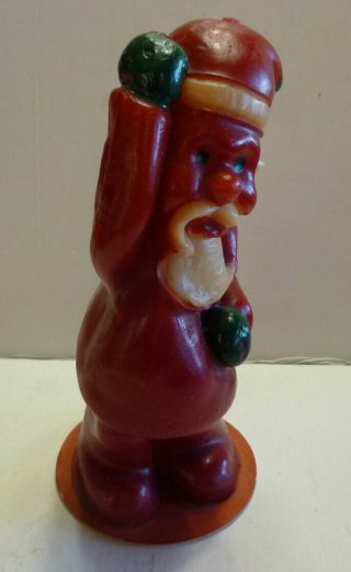 Vintage Socony Vacuum Oil Company Mobil Santa Claus candle,  box,  Tavern 3