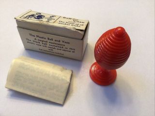 Vintage 1960s Adam’s Ball & Vase Magic Trick With Box And Directions