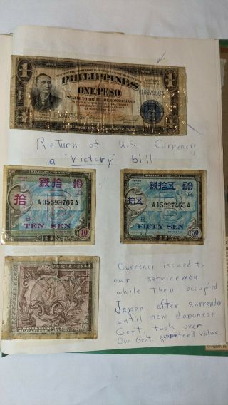 Wwii Currency,  Europe & Asia,  & Ration Cards