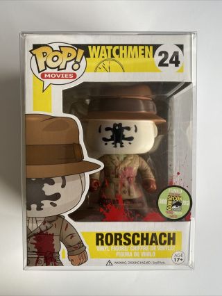 Funko Pop Movies 24 - Bloody Rorschach Exclusive Sdcc 2013 - Vaulted Retired