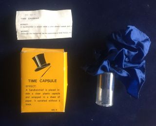 Vintage Magic Trick Time Capsule Remco 1975 Like Crystal Silk Cylinder Vanisher