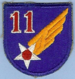Authentic Us Army Patch Wwii,  11th Air Force Usaaf
