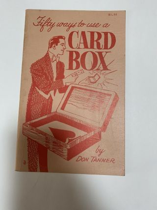 Fifty Ways To Use A Card Box By Don Tanner Book