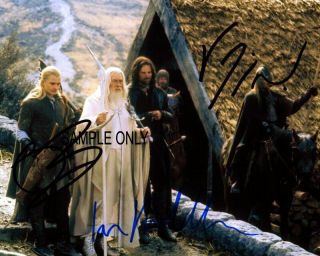Lord Ofthe Rings Signed Action Photo " Travelers " 2035
