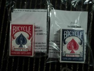 Mini Invisible Deck Bicycle Red
