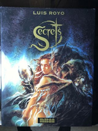 " Secrets " By Luis Royo 1996 Hardcover Hc Dj Fantasy Art