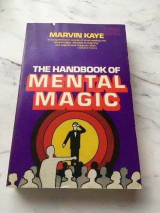 Marvin Kaye The Handbook Of Mental Magic