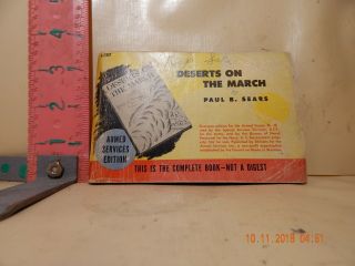 Wwii Book,  Deserts On The March Number I - 247 - Armed Services Edition