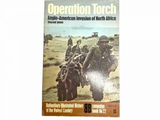 Ww2 Us British Operation Torch Anglo American N Africa Ballantine Reference Book