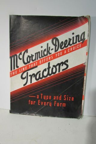 Mccormick - Deering Farmall Tractor Brochure 1920 