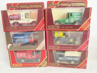 Joblot Of 6 Matchbox Limited Edition Models Of Yesteryear Boxed Vnmb 1984 - 86 (e)