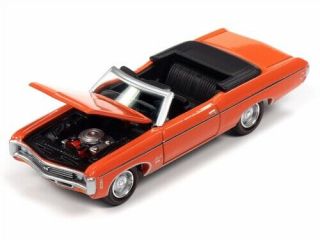 1/64 Johnny Lightning Muscle Cars 1969 Chevrolet Impala Ss Convertible (top Down