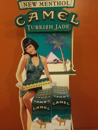 Camel Cigarette Turkish Jade Store Display Advertising.