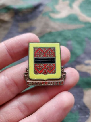 Wwii Us Army 979th Anti Aircraft Artillery Battalion Theater Made Dui Crest Pin