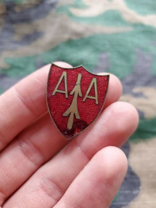 Wwii Us Army Anti Aircraft Artillery Command Dui Crest Pin