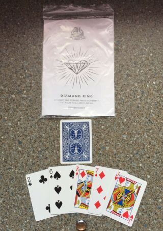 (g) Card Magic Trick Diamond Ring By Stephen Tucker
