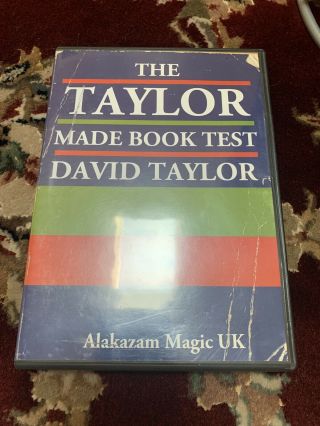 The Taylor Made Book Test Dvd
