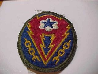 Wwii Us Army European Theater Of Operations Patch Thread Embroidered Uniform Rem