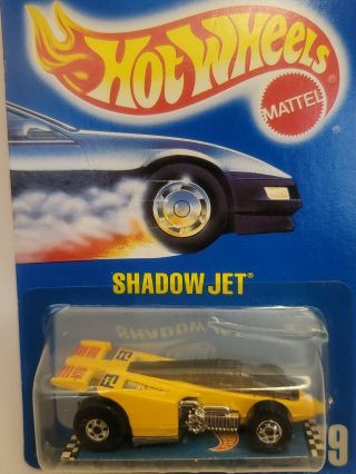 Hot Wheels Blackwall Shadow Jet Yellow 4699 Speed Fleet Blister Yellow