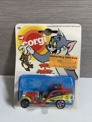 Vintage Corgi Tom & Jerry 58 Mgm Noc/nos