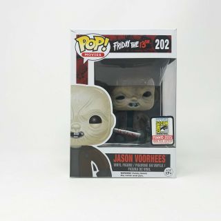 Unmasked Jason Voorhees Funko Pop - 2015 Sdcc Exclusive - Le Of 1008 - Friday 13