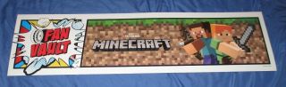 Minecraft Toys R Us Exclusive Display/sign (large 4 