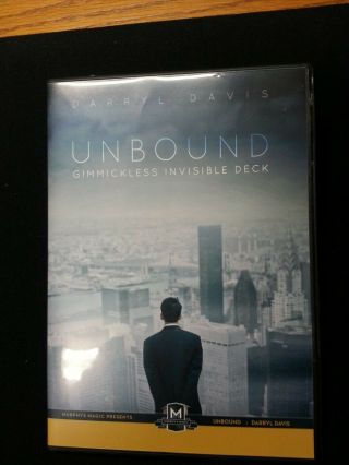 Unbound: Gimmickless Invisible Deck By Darryl Davis - Magic Dvd