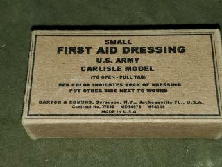 Wwii Us Army Small First Aid Dressing Carlisle Model
