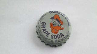 Donald Duck Grape Corklined Soda Bottle Cap Crown - - Red Wing Minnesota