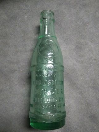 Vintage Coca Cola Bottle With Ribbons For Goldsboro C.  C.  Bottling Co.  6 Oz