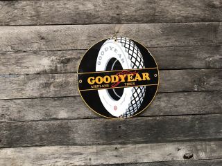 Vintage Porcelain Goodyear Tires Sign