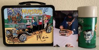 1965 Metal Lunch Box The Munsters Sign By 3