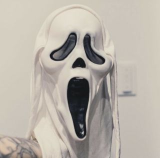 Scream Mask Fantastic Faces Fun World Gen 1 White Hood Ghost Face Rare Grail