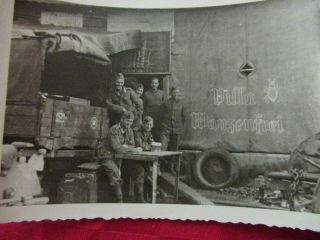 Wwii German Photo Combat Soldiers Truck