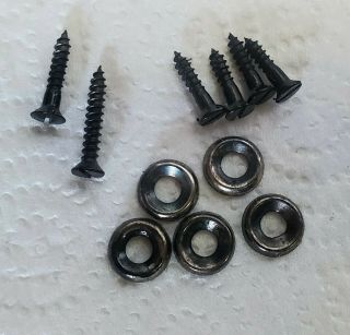 Luger Artillery Stock Leather To Wood Mounting Screws P08 Standard Set Blackened