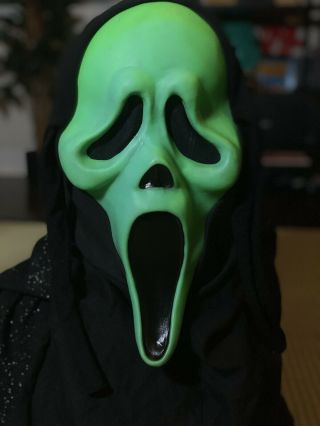 Scream Mask Fantastic Faces Fun World Gen 1 Green Ghost Face Rare Grail